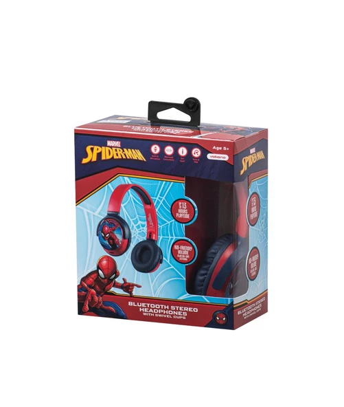 Bluetooth Kulaklık Marvel Spıderman Mikrofonlu Kablosuz Çocuk Kulaklığı Lisanslı MV-9955-SM ürün görseli 1