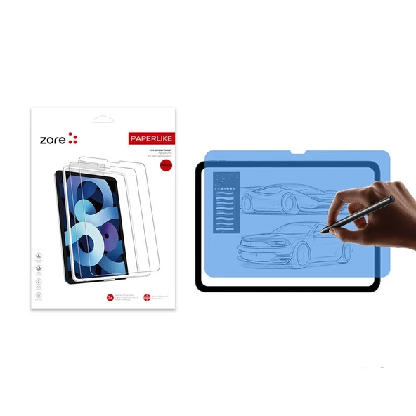 Apple iPad Pro 11 2024 Uyumlu Kağıt Hisli Paper-Like Ekran Koruyucu ürün görseli 1