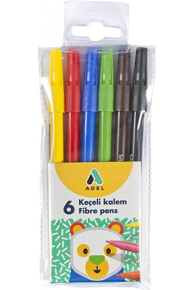 Adel Keçeli Kalem 6'Lı  2220222001 ürün görseli 1
