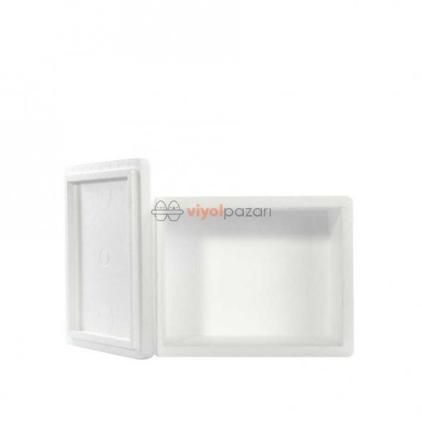Strafor Köpük Kutu (26.6x16.2x15.5)cm 1 kg - 10 Adet D-2 ürün görseli 1