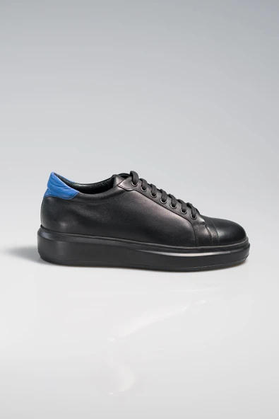 Kalın Kauçuk Taban Deri Erkek Sneakers Ayakkabı ürün görseli 1