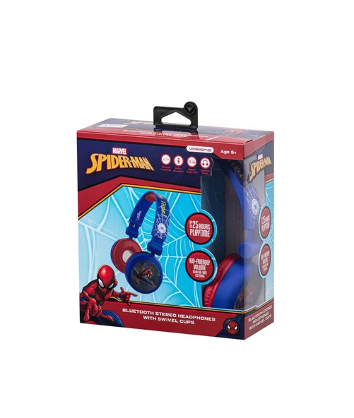 Bluetooth Kulaklık Marvel Spıderman Mikrofonlu Kablosuz Çocuk Kulaklığı Lisanslı MV-9966-SM2 ürün görseli 1