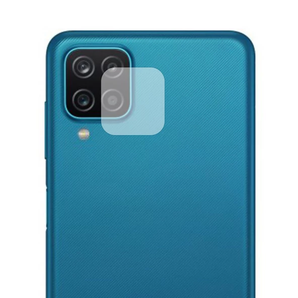 Samsung Galaxy A12 Kamera Lens Koruyucu Nano Cam Şeffaf Tam Kaplama ürün görseli 1