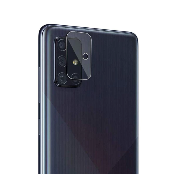 Samsung Galaxy A51 Kamera Lens Koruyucu Nano Cam Şeffaf Tam Kaplama ürün görseli 1