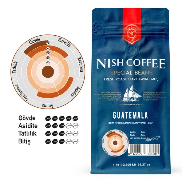 Nish Filtre Kahve Guatemala 1 Kg ürün görseli 1