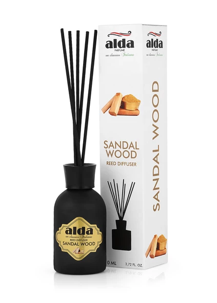 Alda Perfume Sandal Wood Çubuklu Ortam ve Oda Kokusu 110 ml ürün görseli 1