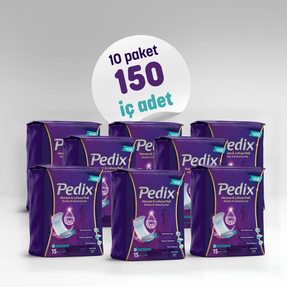 PEDİX KADIN MESANE VE LOHUSA PEDİ (YOĞUN) 10X15 150 ADET ürün görseli 1