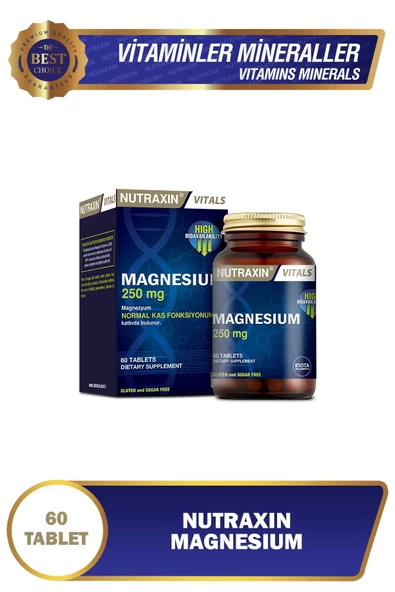 NUTRAXIN MAGNESIUM 250 MG 60 TABLET - Resim 2