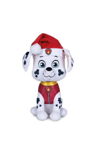 Giochi Preziosi Paw Patrol Yılbaşı Serisi 27 Cm 760022375 İTFAİYECİ MARSHALL ürün görseli 1