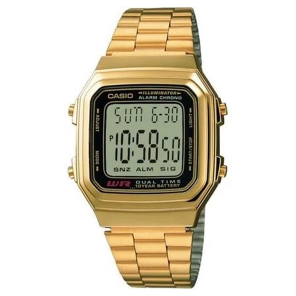 Casio Retro A178WGA-1ADF Unisex Kol Saati ürün görseli 1