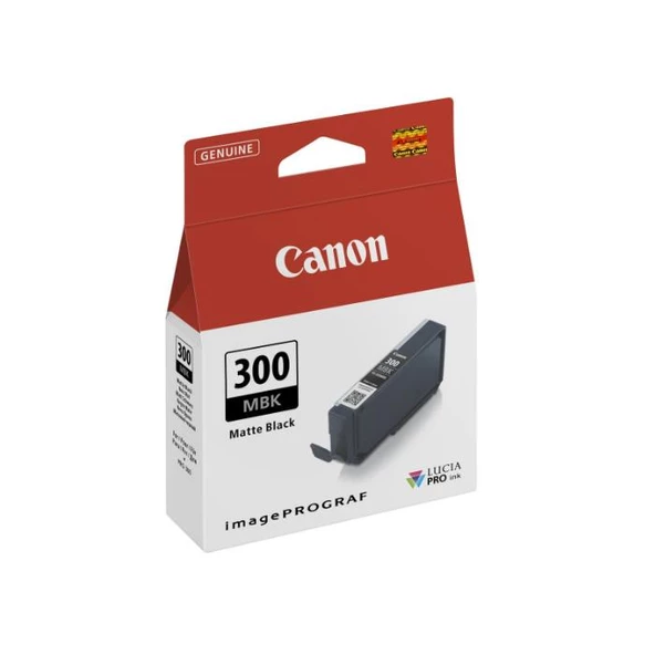 Canon PFI-300 MBK Mat Siyah Mürekkep Kartuşu ürün görseli 1