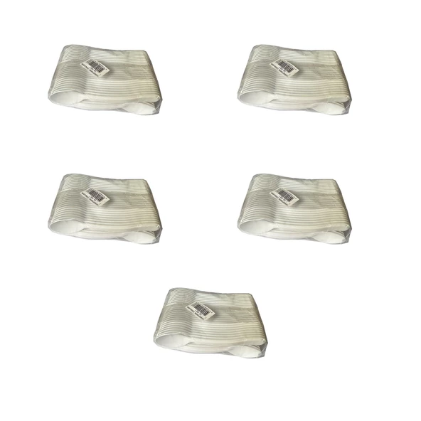 Plastik Şeffaf Beyaz Sup Kaşık - Tatlı Dondurma Kaşığı - 12.5 Cm. - 50 Adetlik 5 Paket ürün görseli 1