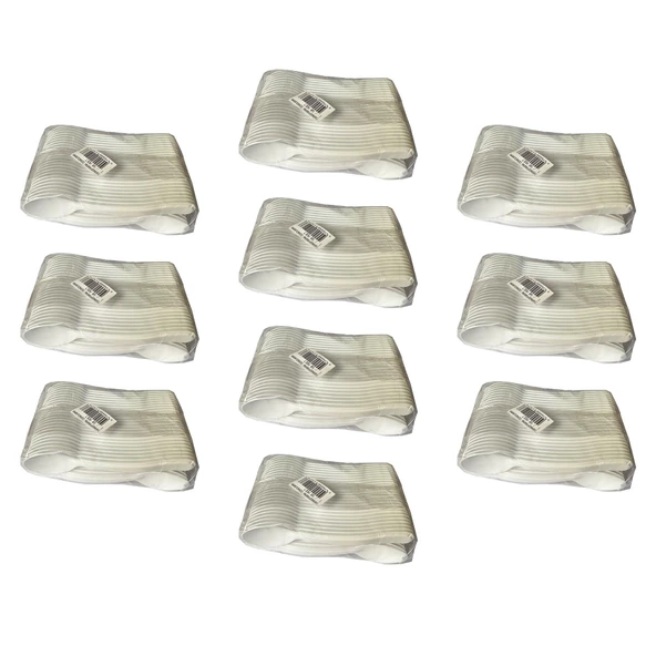 Plastik Şeffaf Beyaz Sup Kaşık - Tatlı Dondurma Kaşığı - 12.5 Cm. - 50 Adetlik 10 Paket ürün görseli 1