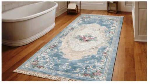 Brillant İpek Latex Kaymaz Taban Halı-EBRU HJ11618.801-(90x160) ürün görseli 1