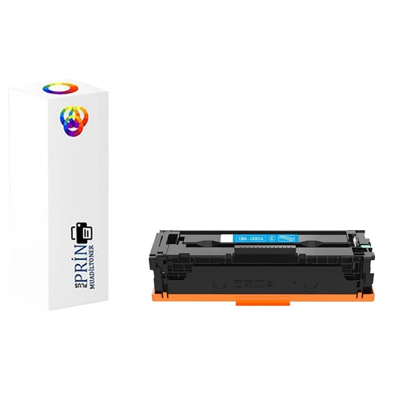 HP 128A - HP CE321A - HP ColorLaserjet CP1525n Mavi Muadil Toner ürün görseli 1