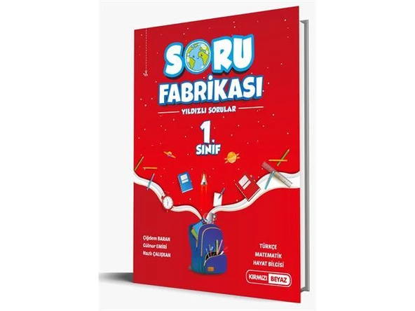 Kırmızı Beyaz 1. Sınıf Soru Fabrikası Yıldızlı Sorular ürün görseli 1