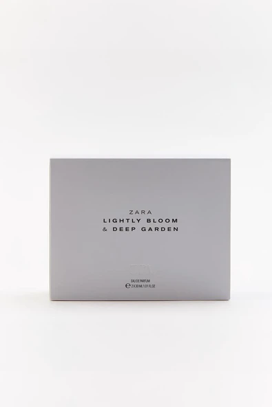 ZARA LIGHTLY BLOOM EDP + DEEP GARDEN EDP 2 x 30 ML - Resim 2