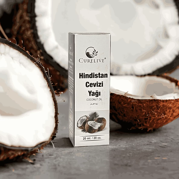 CURELIVE Hindistan Cevizi Yağı 20ml ürün görseli 1