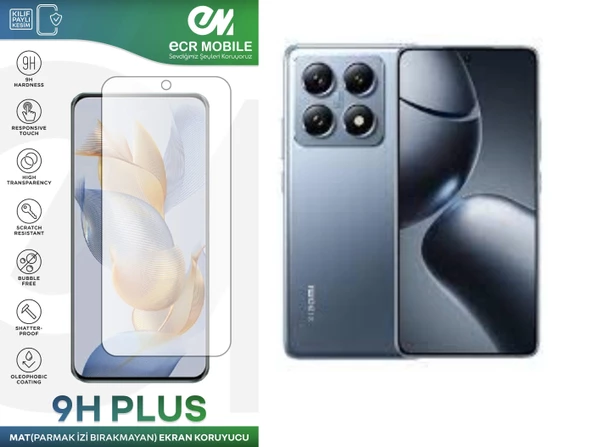 Xiaomi 14T Pro Ekran Koruyucu MAT Tam Uyumlu Esnek Nano Kırılmayan ürün görseli 1