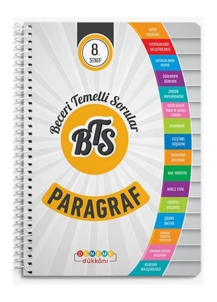 Deneme Dükkanı 8. Sınıf Paragraf BTS Soru Bankası ürün görseli 1