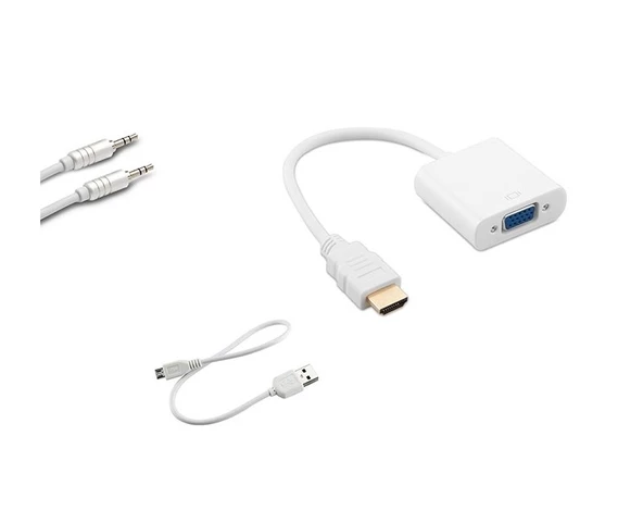 S-LINK SL-HVS13 HDMI to VGA + Audio Micro Usb Çevi ürün görseli 1