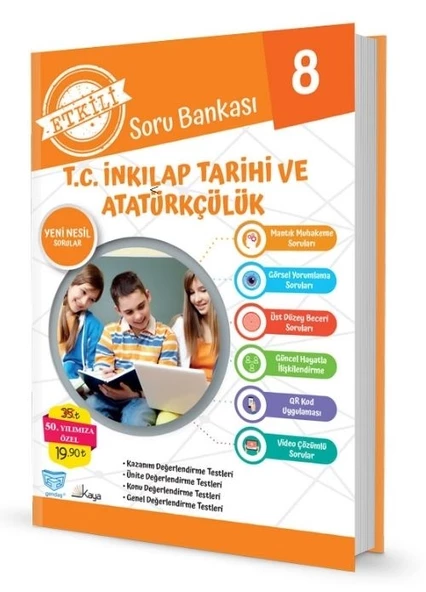 Gendaş Etkili Soru Bankası 8.Sınıf İnkılap Tarihi ve Atatürkçülük ürün görseli 1