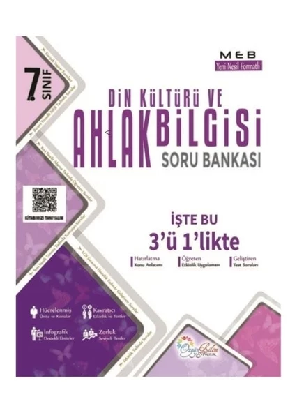 7. Sınıf Din Kültürü ve Ahlak Bilgisi Soru Bankası Özgün Bilim Yayınları ürün görseli 1
