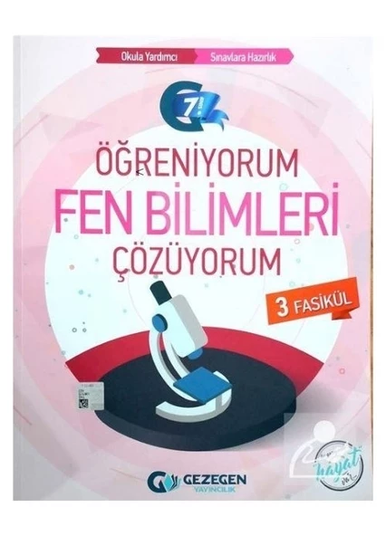 7.Sınıf Fen Bilimleri Öğreniyorum Çözüyorum Gezegen Yayıncılık ürün görseli 1