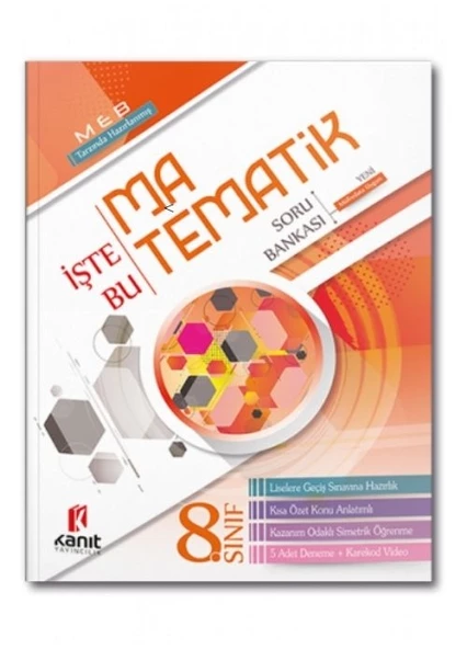 8.Sınıf Matematik İşte Bu Soru Bankası Kanıt Yayınları ürün görseli 1