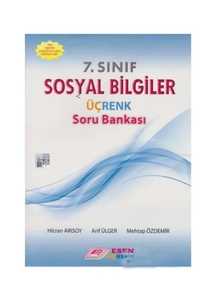 7.Sınıf Sosyal Bilgiler Üçrenk Soru Bankası Esen Yayınları ürün görseli 1