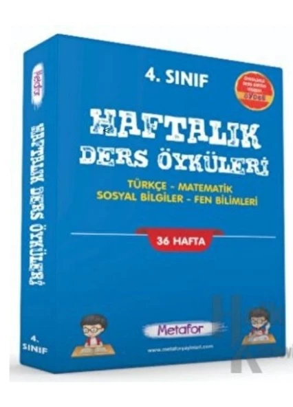 4.SINIF HAFTALIK DERS ÖYKÜLERİ FÖYLERİ (TOPLAM 36 HAFTA) METAFOR YAYINLARI ürün görseli 1