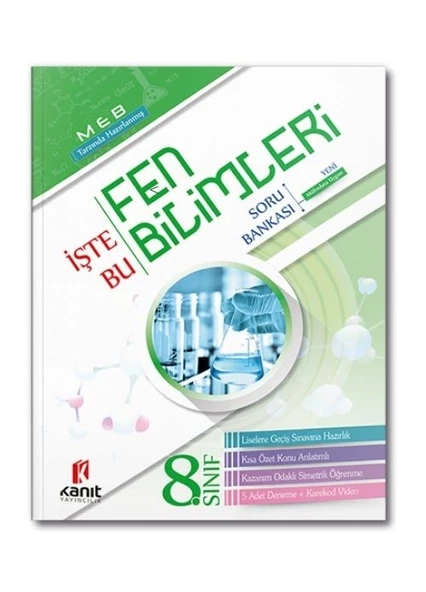 8.Sınıf Fen Bilimleri İşte Bu Soru Bankası Kanıt Yayınları ürün görseli 1