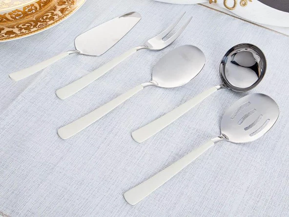 Royking Venüs Sos Seti Çelik Beyaz 5  Parça YTK 028 ürün görseli 1