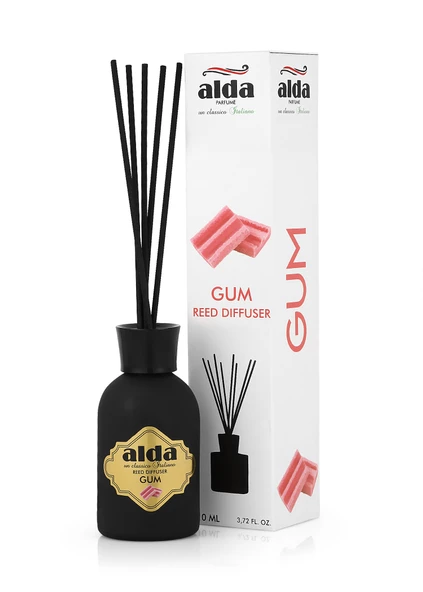 Alda Perfume Gum Tatlı Sakız  Çubuklu Ortam ve Oda Kokusu 110 ml ürün görseli 1