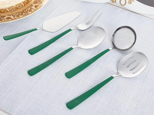 Royking Venüs Sos Seti Çelik Yeşil 5 Parça YTK 029 ürün görseli 1