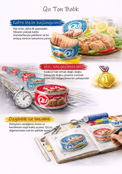QU Sade Ton Balığı 160 Gr - Resim 3