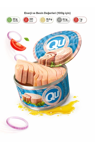 QU Sade Ton Balığı 160 Gr - Resim 4