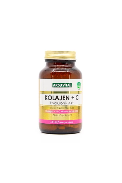 Aksu Vital Kolajen + C Vitamini & Hyaluronik Asit 60 Tablet ürün görseli 1