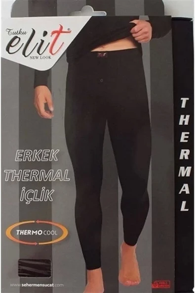 Tutku Elit 1306 Erkek Termal Alt Siyah ürün görseli 1