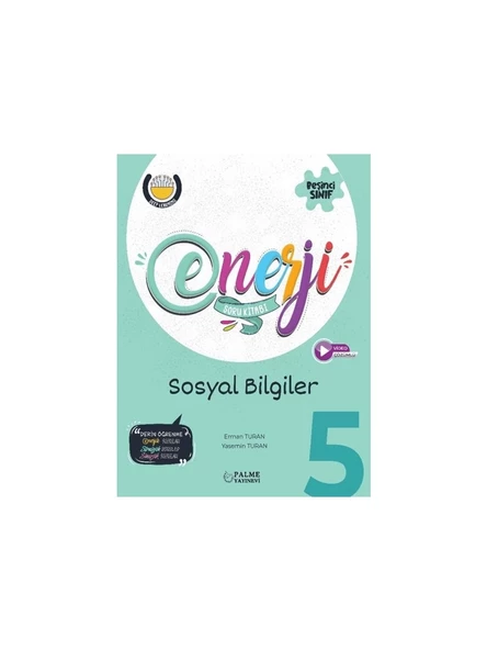 Palme Yayıncılık 5. Sınıf Enerji Sosyal Bilgiler Soru Kitabı Yeni ürün görseli 1