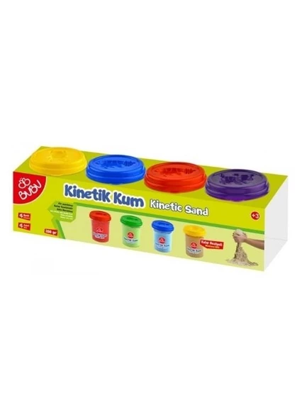 BUBU KİNETİK KUM BARDAK 4 LÜ ürün görseli 1