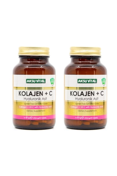 Aksuvital Kolajen Vitamin C & Hyaluronik Asit 60 Tablet X 2 Adet ürün görseli 1