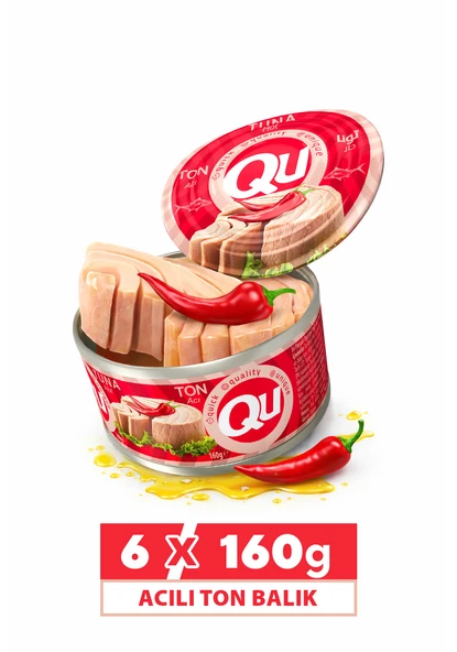 QU ACILI TON BALIĞI 160 GR X6 ADET ürün görseli 1