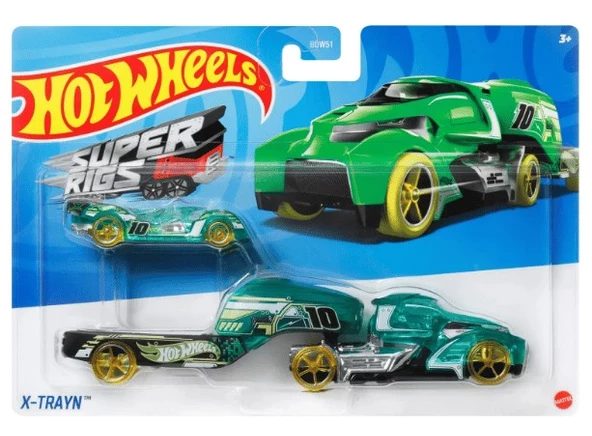 HOT WHEELS SUPER RIGS X-TRAYN ürün görseli 1