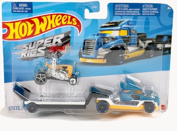 HOT WHEELS SUPER RIGS STEEL POWER ürün görseli 1