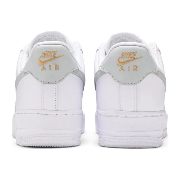 Nike Air Force 1 Low White Grey Gold - Resim 4