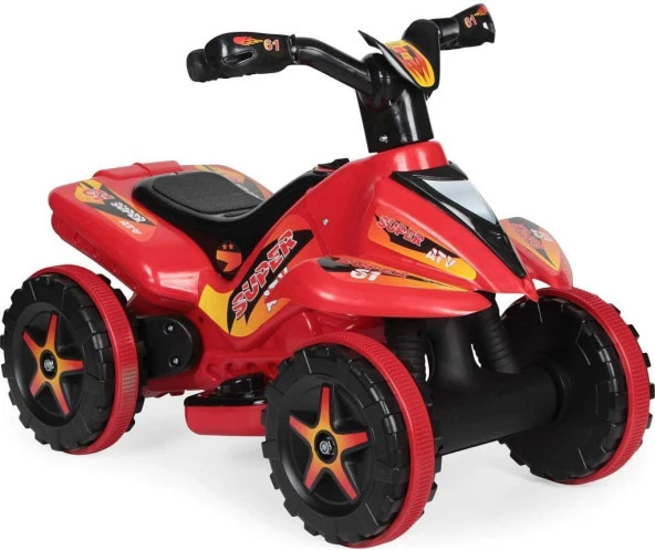 UJ Toys 6V Akülü ATV Safari Kırmızı ürün görseli 1