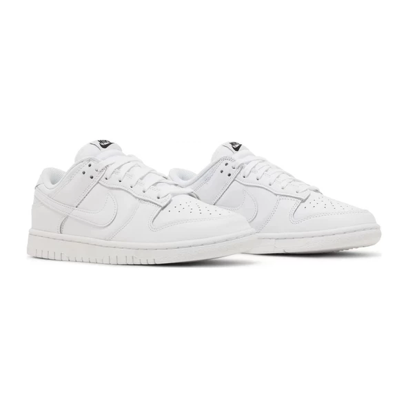 Nike Dunk Low Triple White - Resim 3