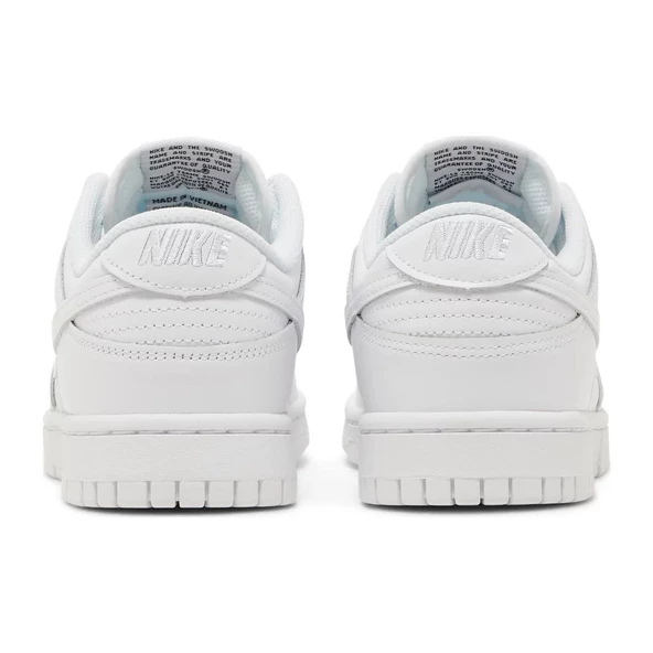 Nike Dunk Low Triple White - Resim 4