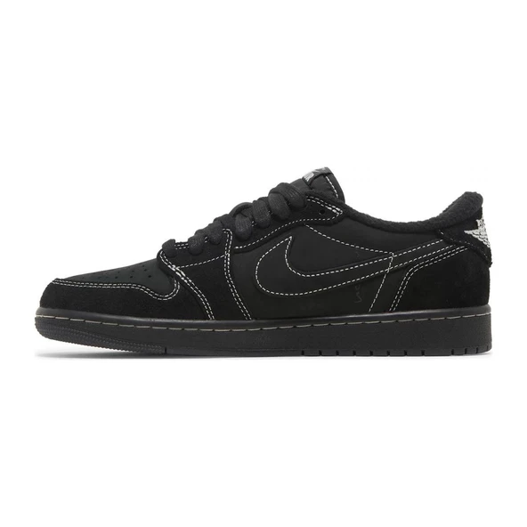 Air Jordan 1 Low x Travis Scott OG SP Black Phantom - Resim 2